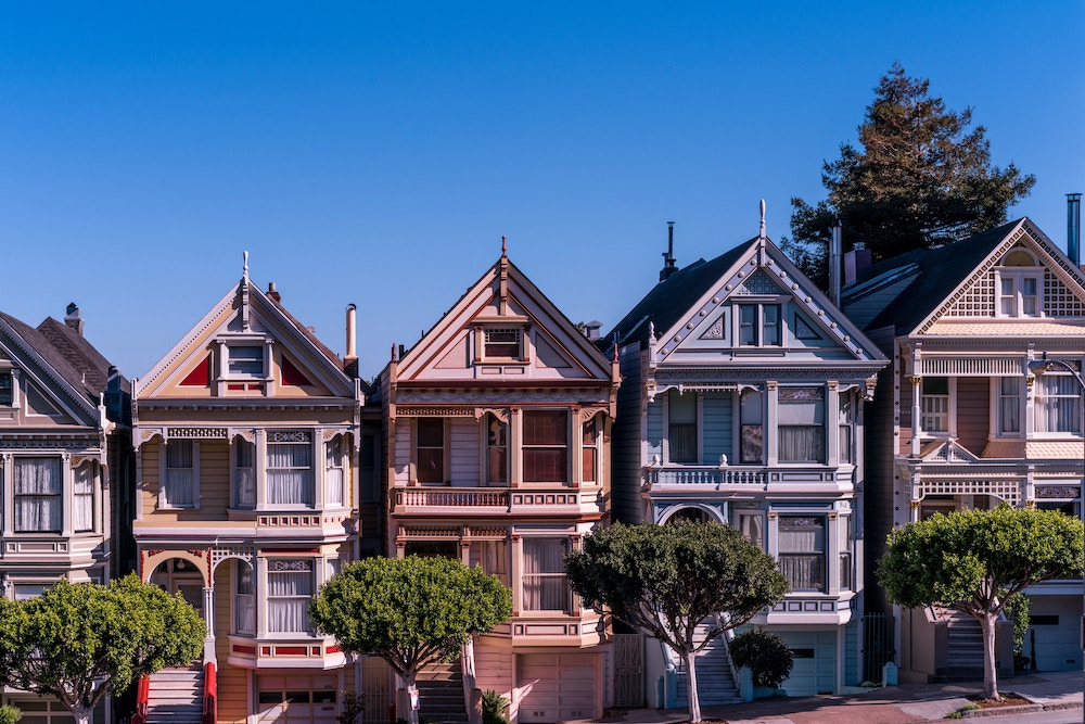 "painted ladies" Victorian homes of San Francisco